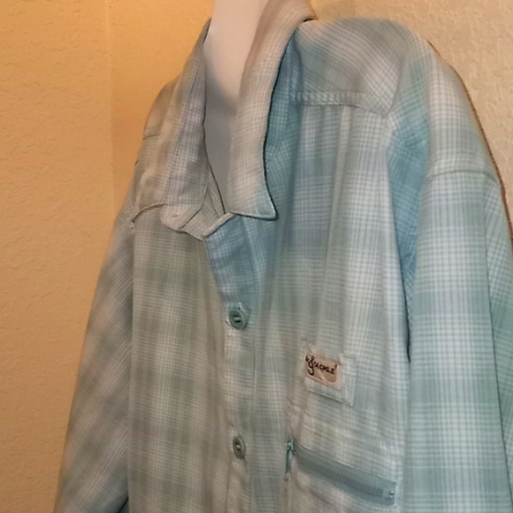 Hook & Tackle Plaid  Button Down Fishing Gear Shirt-0618 - Picture 4 of 12